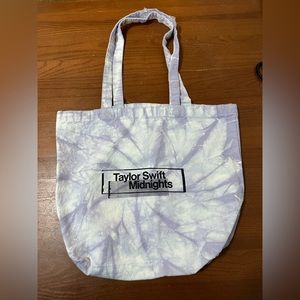 Taylor Swift Midnights Lavender Tie Dye Tote